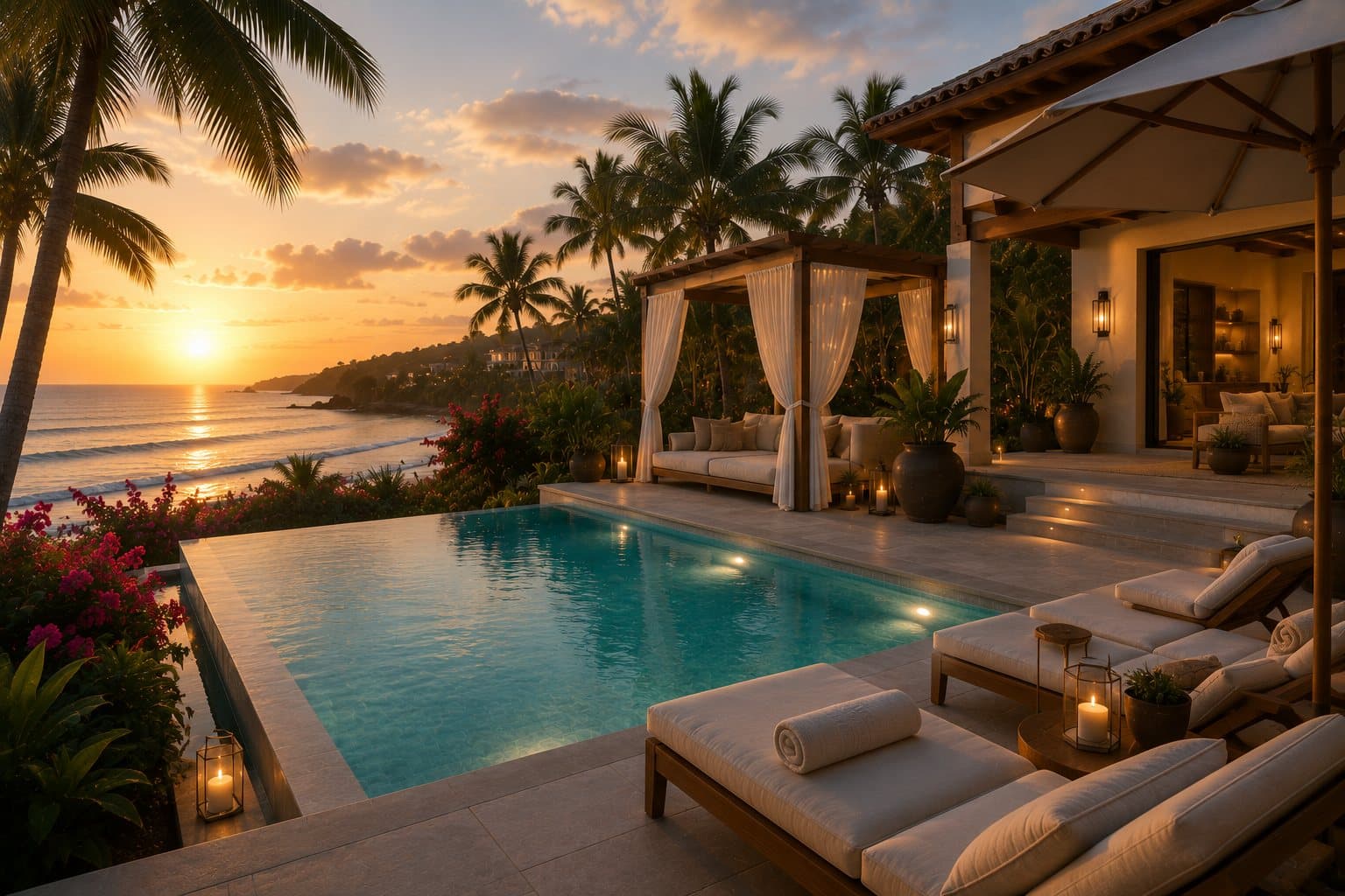 Private resort-style pool