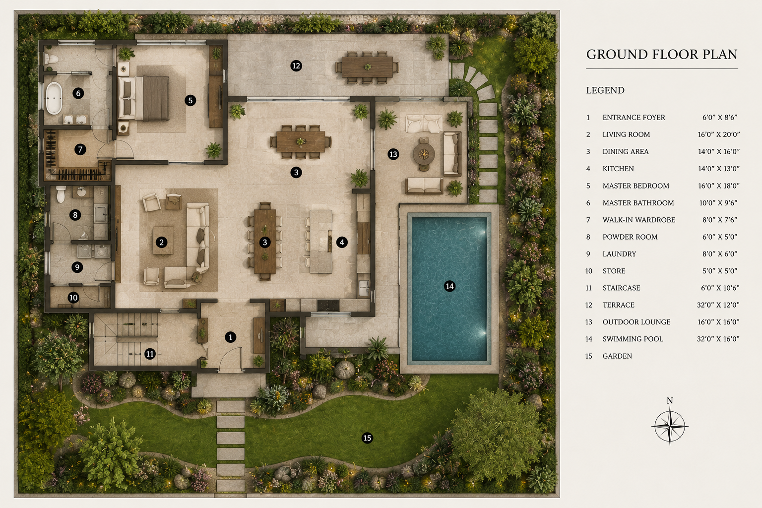 Ground Floor layout